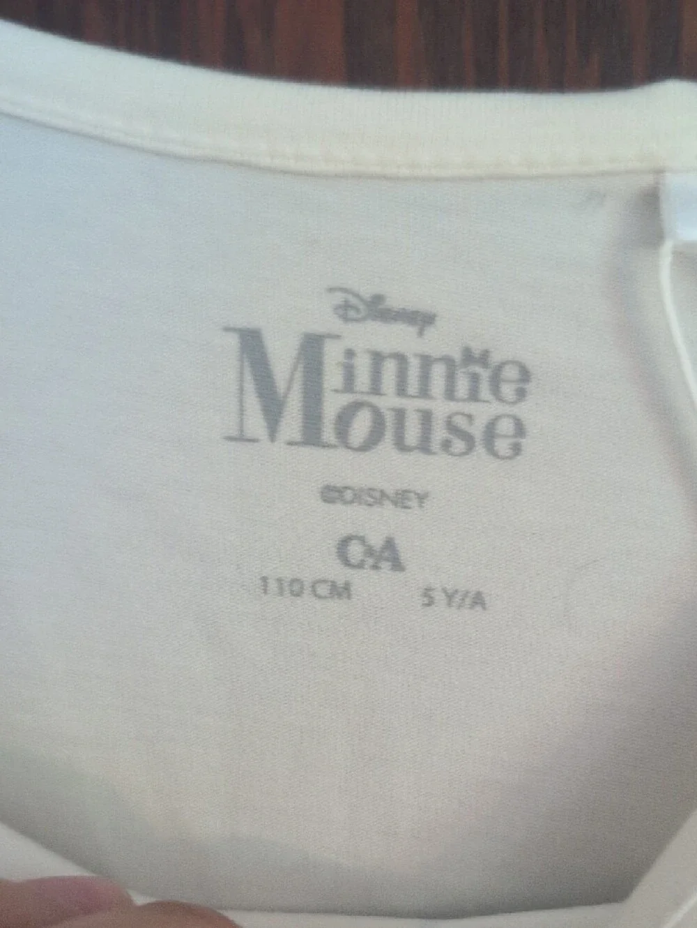 Disney White Top with Pink Glitter Tulle Skirt Minnie Dress